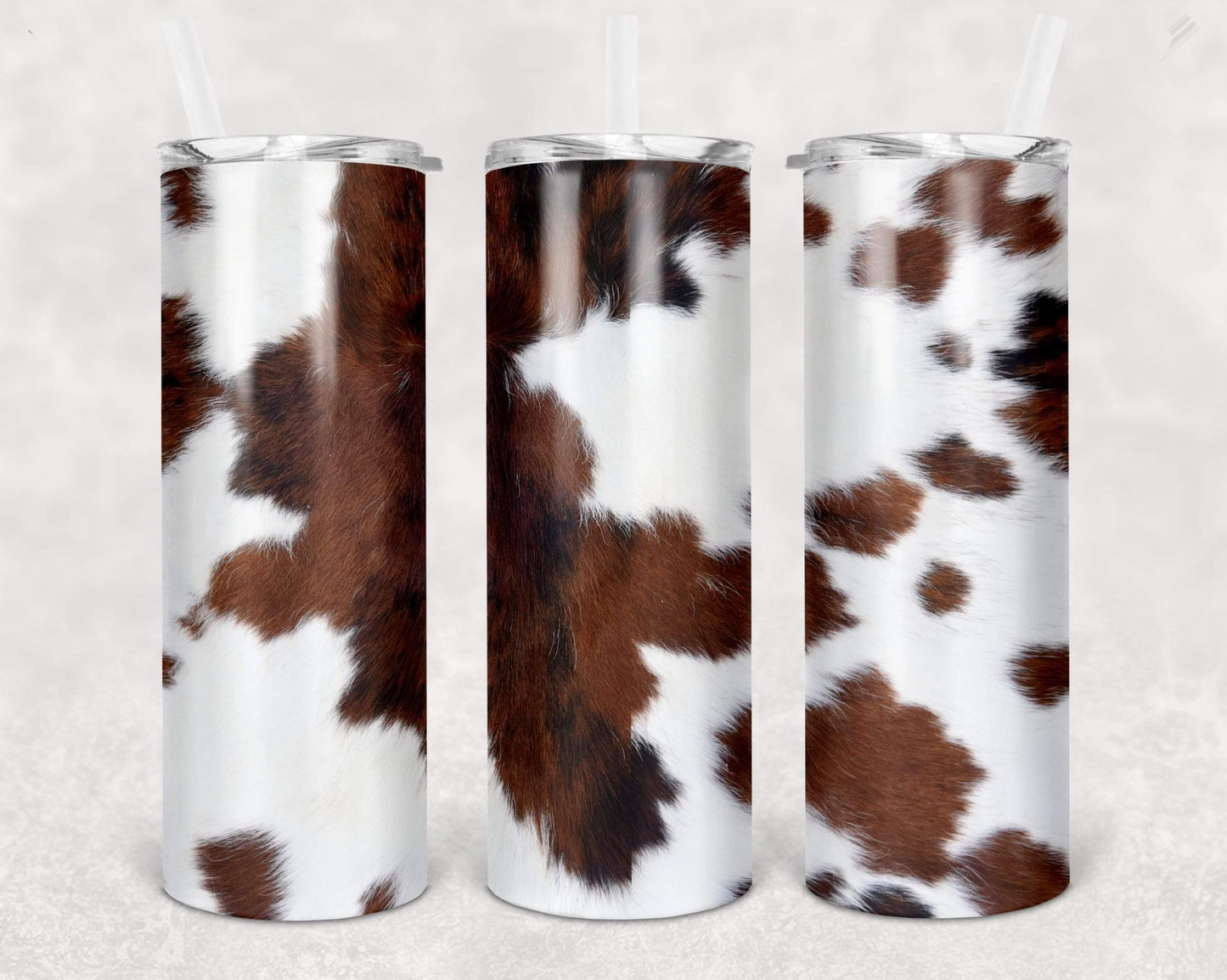 Cow Print - 20oz Water Bottle/Tumbler Duo