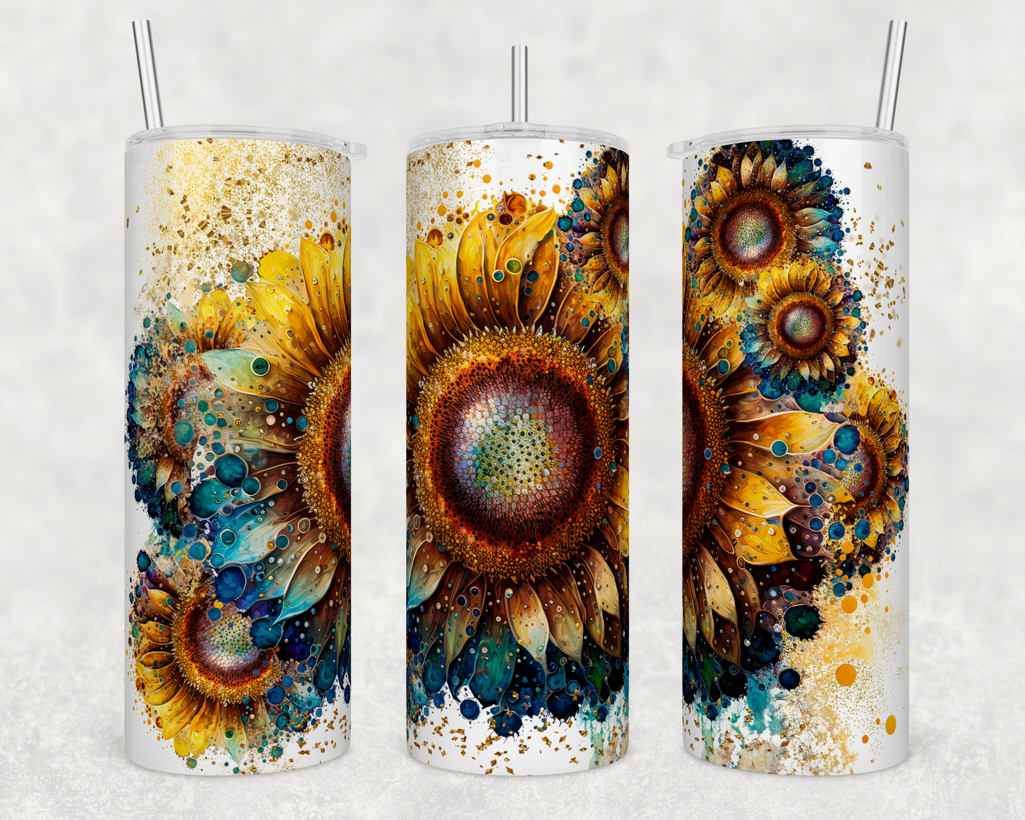 Sunflower - 20oz Water Bottle/Tumbler Duo