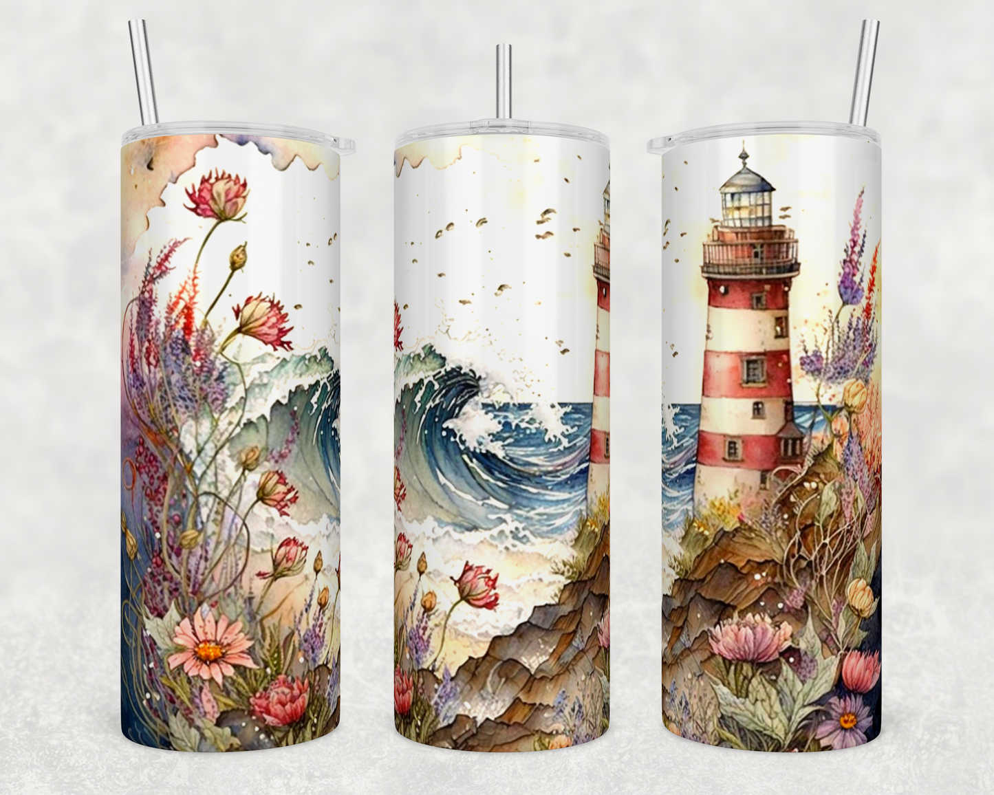 Lighthouse - 20oz Water Bottle/Tumbler Duo
