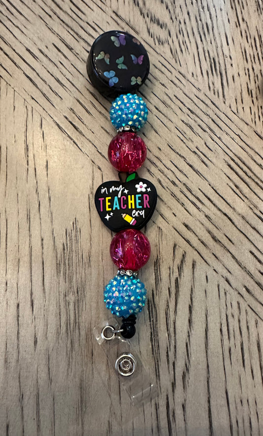 Beaded Badge Reel