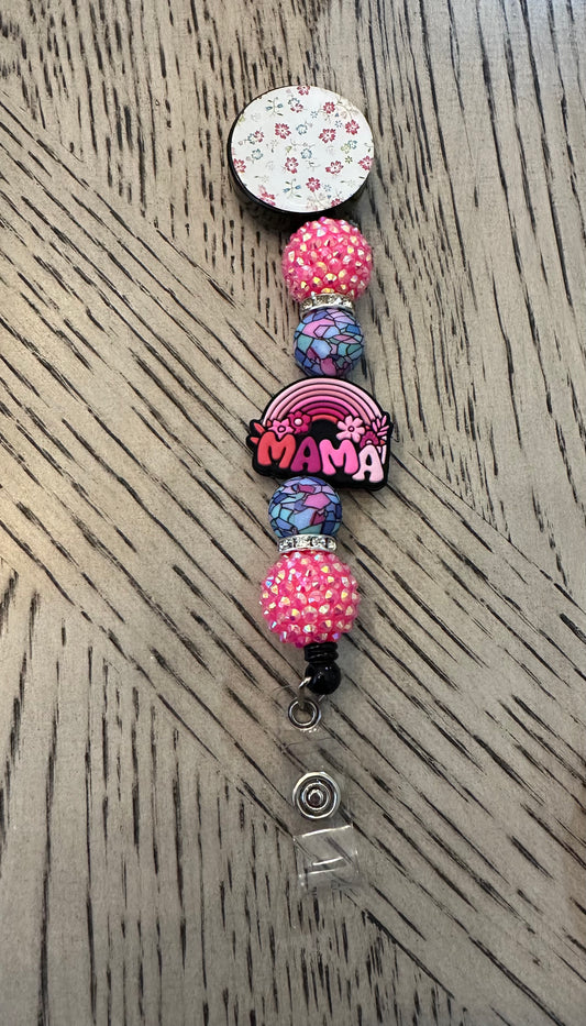 Beaded Badge Reel