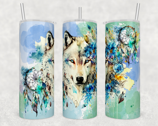 Wolf - 20oz Water Bottle/Tumbler Duo