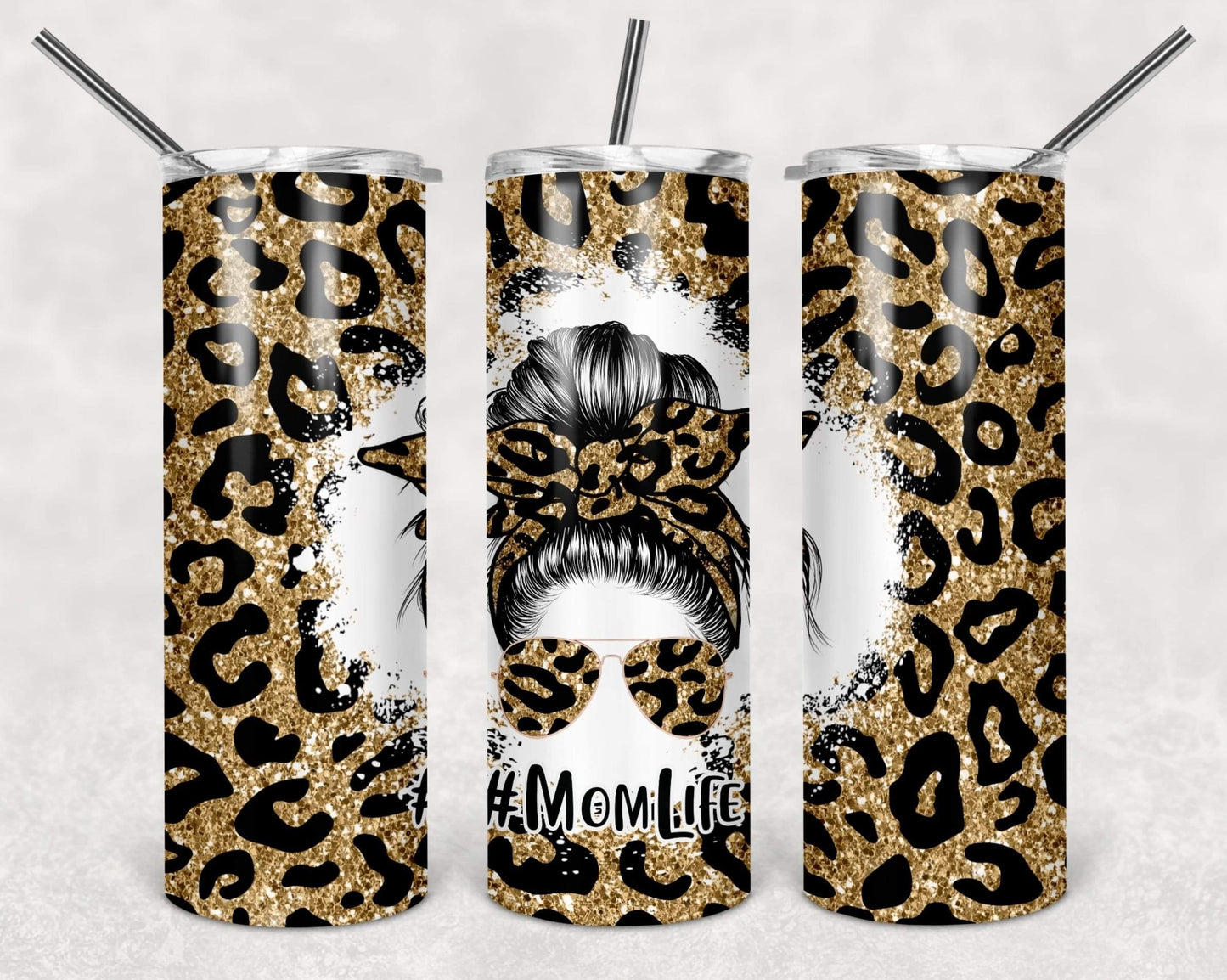 Mom Life - 20oz Water Bottle/Tumbler Duo