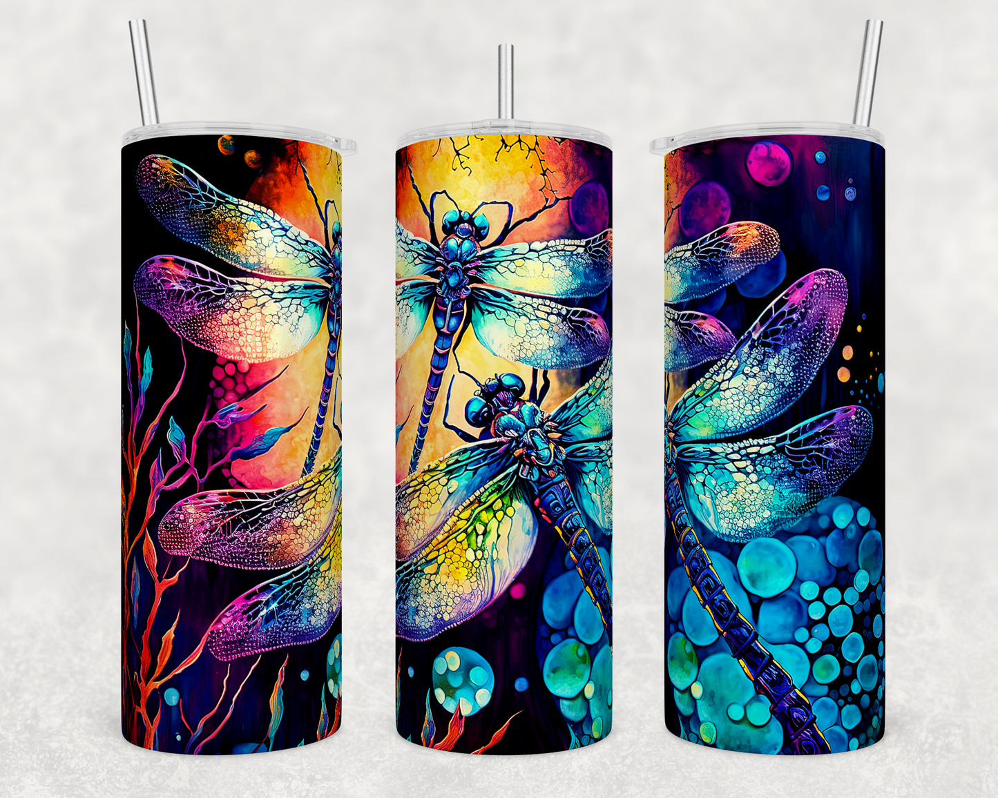 Dragonfly - 20oz Water Bottle/Tumbler Duo