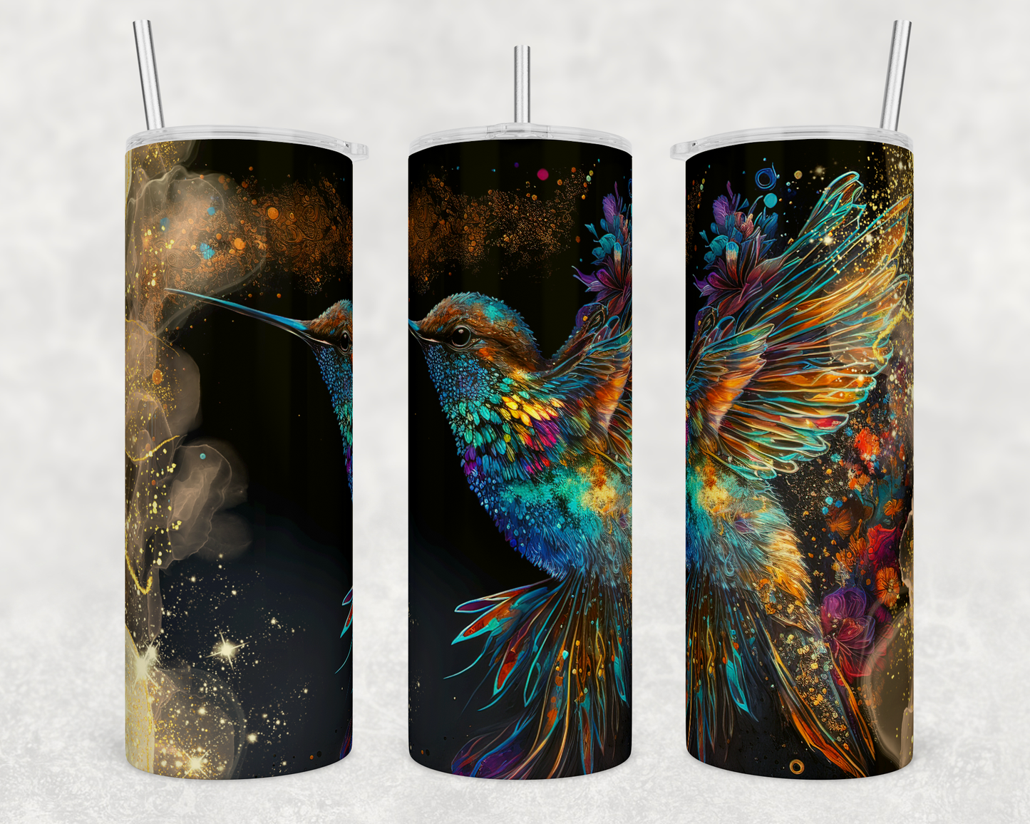 Hummingbird - 20oz Water Bottle/Tumbler Duo