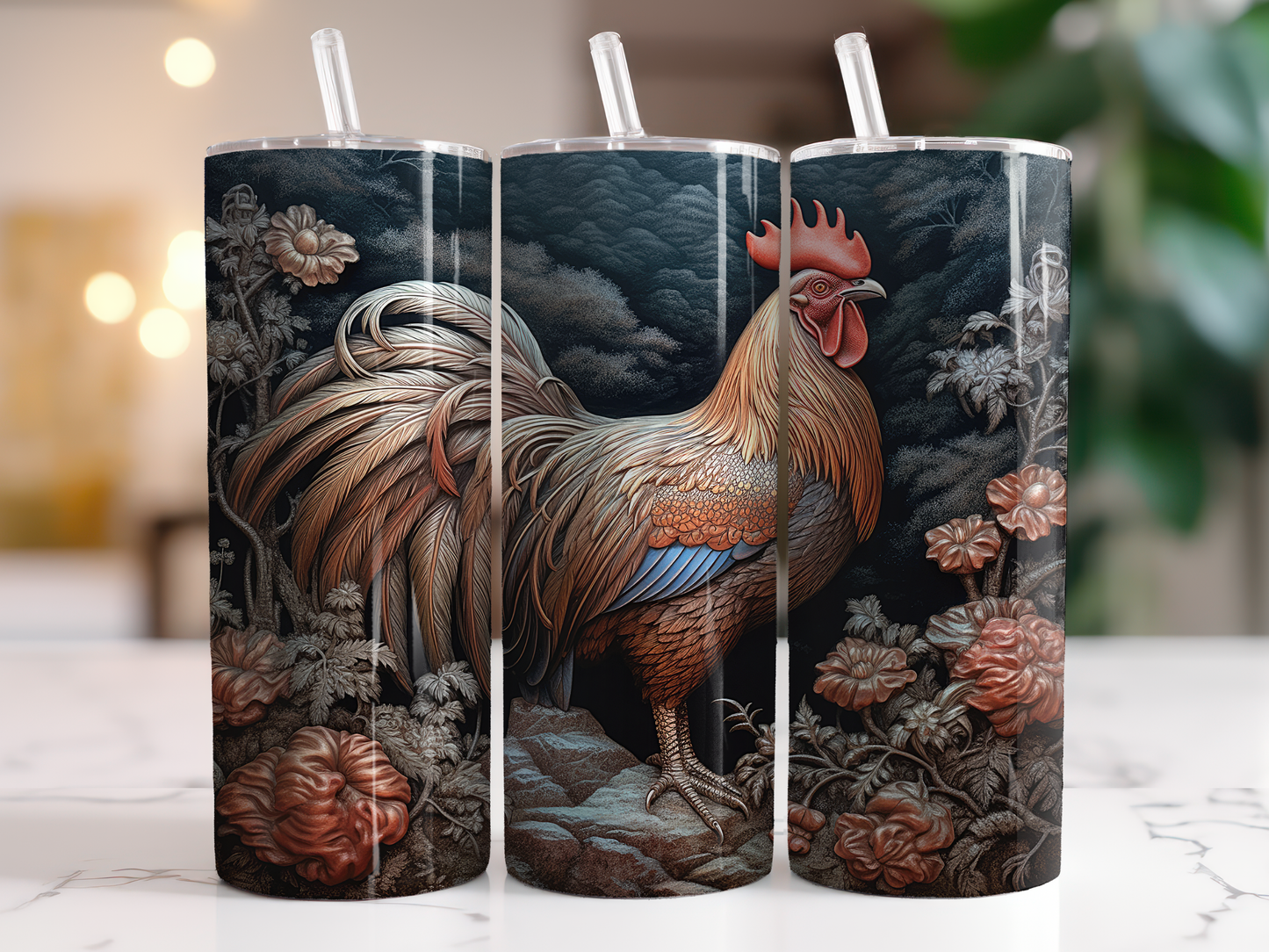 Rooster - 20oz Water Bottle/Tumbler Duo